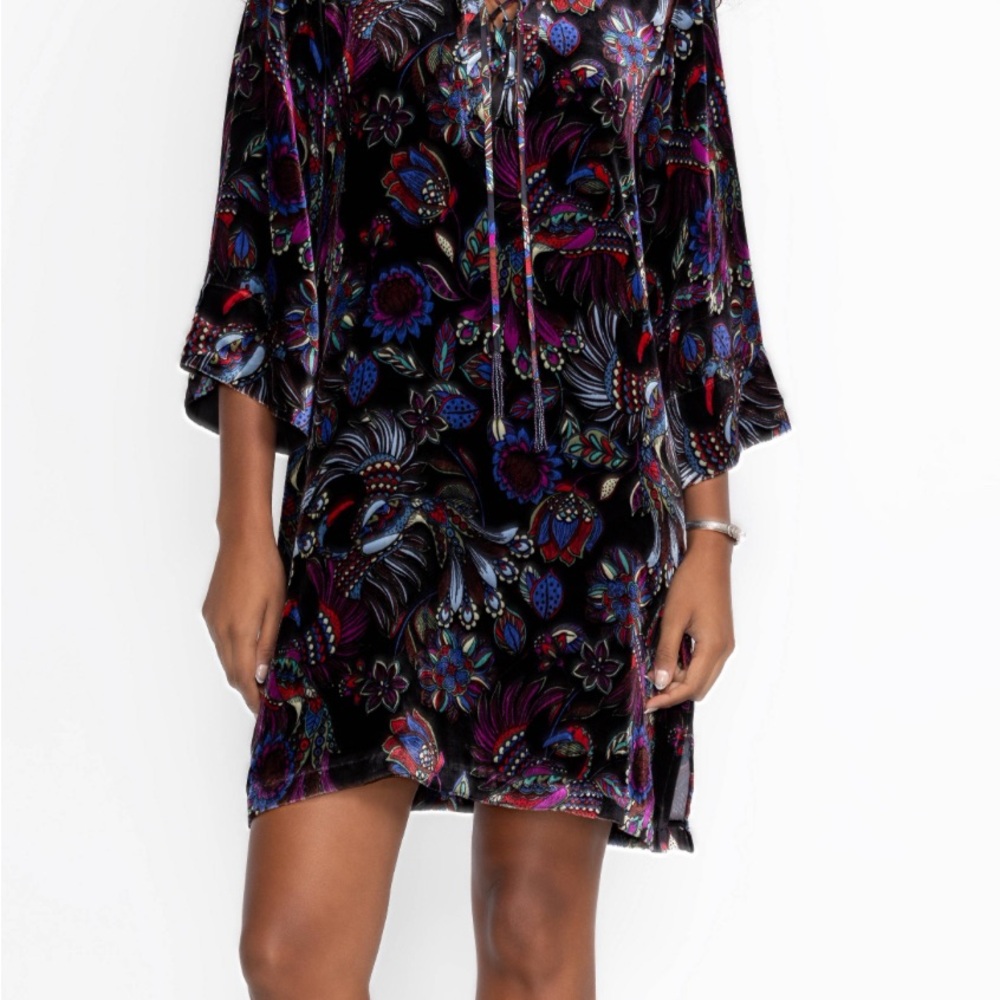 Johnny Was Multicolor Floral Dress